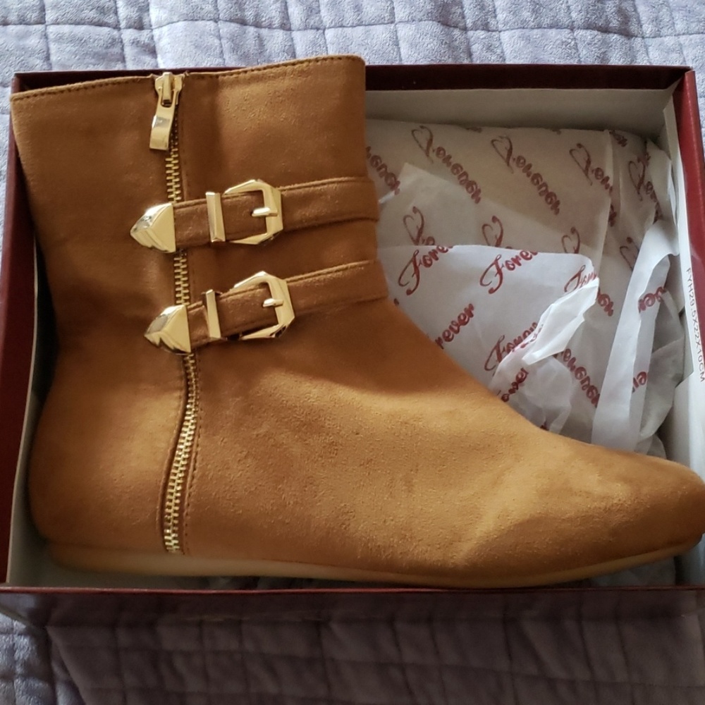 Never worn ankle booties